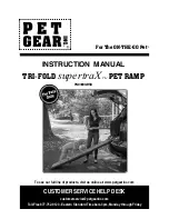 Pet Gear supertraX PG9300GRSX Instruction Manual предпросмотр