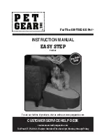 Предварительный просмотр 1 страницы Pet Gear The ON-THE-GO Pet EASY STEP Instruction Manual