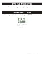 Предварительный просмотр 4 страницы Pet Gear The ON-THE-GO Pet GENERATION 2 Instruction Manual