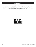 Предварительный просмотр 8 страницы Pet Gear THE OTHER DOOR PG5927B Instruction Manual