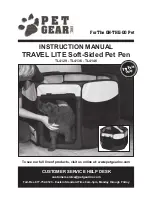 Pet Gear TL4129 Instruction Manual preview