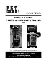 Предварительный просмотр 1 страницы Pet Gear TRAVEL SYSTEM 11 Instruction Manual