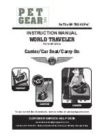 Предварительный просмотр 1 страницы Pet Gear World Traveler Instruction Manual