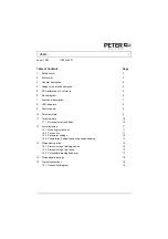 Preview for 2 page of Peter electronic 2C000.23020 Assembly And Commissioning Instructions