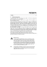 Preview for 8 page of Peter electronic 2C000.23020 Assembly And Commissioning Instructions