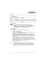 Preview for 10 page of Peter electronic 2C000.23020 Assembly And Commissioning Instructions