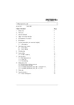 Предварительный просмотр 2 страницы Peter electronic BR 230-10 Assembly And Commissioning Instructions