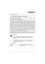 Предварительный просмотр 8 страницы Peter electronic BR 230-10 Assembly And Commissioning Instructions