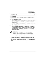 Предварительный просмотр 10 страницы Peter electronic BR 230-10 Assembly And Commissioning Instructions