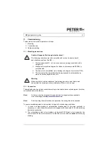 Предварительный просмотр 12 страницы Peter electronic BR 230-10 Assembly And Commissioning Instructions