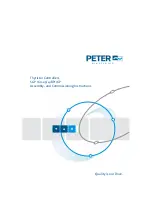 Peter electronic SGP 160-16P Assembly And Commissioning Instructions предпросмотр