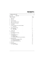 Предварительный просмотр 2 страницы Peter electronic VB 230-25LT Assembly And Commissioning Instructions