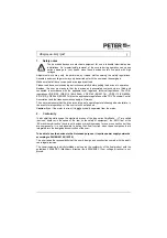 Предварительный просмотр 4 страницы Peter electronic VB 230-25LT Assembly And Commissioning Instructions