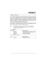 Предварительный просмотр 8 страницы Peter electronic VB 230-25LT Assembly And Commissioning Instructions