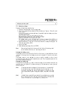 Предварительный просмотр 14 страницы Peter electronic VB 230-25LT Assembly And Commissioning Instructions