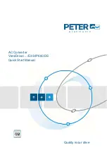 Предварительный просмотр 1 страницы Peter electronic VDI-037-3E3-IP66 Quick Start Manual