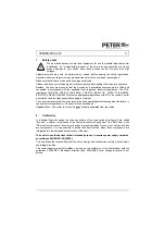 Preview for 4 page of Peter electronic VersiComb II 230-3 Installation And Commissioning Instructions