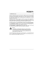 Preview for 8 page of Peter electronic VersiComb II 230-3 Installation And Commissioning Instructions