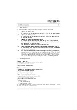 Preview for 10 page of Peter electronic VersiComb II 230-3 Installation And Commissioning Instructions