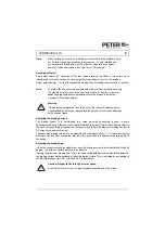 Preview for 16 page of Peter electronic VersiComb II 230-3 Installation And Commissioning Instructions