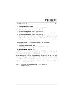 Preview for 18 page of Peter electronic VersiComb II 230-3 Installation And Commissioning Instructions