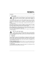 Preview for 4 page of Peter electronic VersiSafe Assembly And Commissioning Instructions