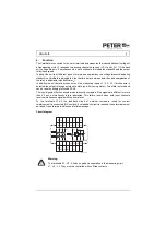 Preview for 6 page of Peter electronic VersiSafe Assembly And Commissioning Instructions