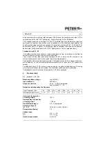 Preview for 10 page of Peter electronic VersiSafe Assembly And Commissioning Instructions