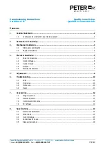 Peter electronic VersiStart i II Commissioning Instructions preview