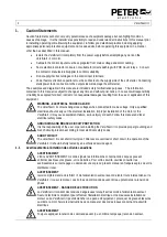 Предварительный просмотр 2 страницы Peter electronic VersiStart i II Commissioning Instructions