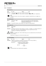 Preview for 54 page of Peter electronic VersiStart i III Commissioning Instructions