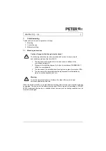 Предварительный просмотр 8 страницы Peter electronic VersiStart II 11L Series Assembly And Commissioning Instructions