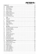 Preview for 3 page of Peter electronic VersiStart p III 105 Assembly And Commissioning Instructions