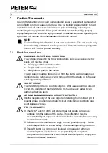 Preview for 6 page of Peter electronic VersiStart p III 105 Assembly And Commissioning Instructions