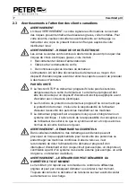 Preview for 8 page of Peter electronic VersiStart p III 105 Assembly And Commissioning Instructions