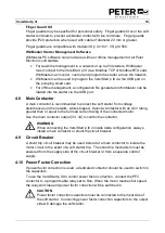 Preview for 17 page of Peter electronic VersiStart p III 105 Assembly And Commissioning Instructions