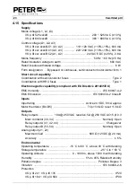 Preview for 24 page of Peter electronic VersiStart p III 105 Assembly And Commissioning Instructions