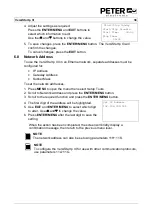 Preview for 39 page of Peter electronic VersiStart p III 105 Assembly And Commissioning Instructions