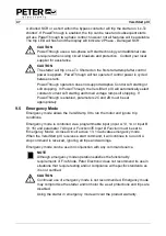 Preview for 48 page of Peter electronic VersiStart p III 105 Assembly And Commissioning Instructions