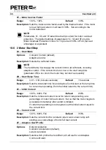 Preview for 66 page of Peter electronic VersiStart p III 105 Assembly And Commissioning Instructions