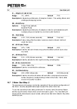 Preview for 68 page of Peter electronic VersiStart p III 105 Assembly And Commissioning Instructions