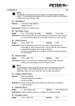 Preview for 69 page of Peter electronic VersiStart p III 105 Assembly And Commissioning Instructions