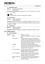 Preview for 80 page of Peter electronic VersiStart p III 105 Assembly And Commissioning Instructions