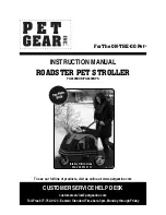 Preview for 1 page of PetGear PG8600BOB Instruction Manual