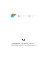 PETKIT K2 User Manual предпросмотр