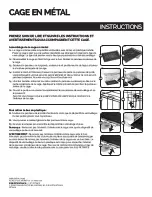 Preview for 3 page of Petmate WIRE CRATE Instructions Manual