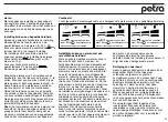 Предварительный просмотр 15 страницы Petra electric EA 20 Instructions For Use Manual