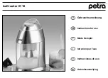 Preview for 1 page of Petra electric IceCrusher IC 10 Instructions For Use Manual