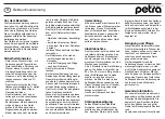 Preview for 2 page of Petra electric IceCrusher IC 10 Instructions For Use Manual