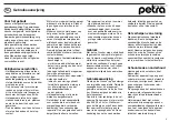 Preview for 9 page of Petra electric IceCrusher IC 10 Instructions For Use Manual